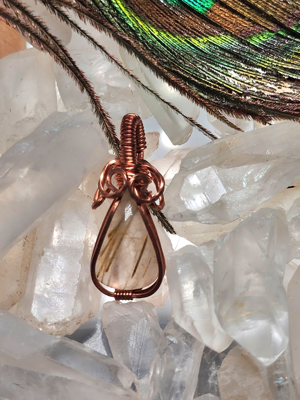 Aria - Tourmalated Quartz In Copper